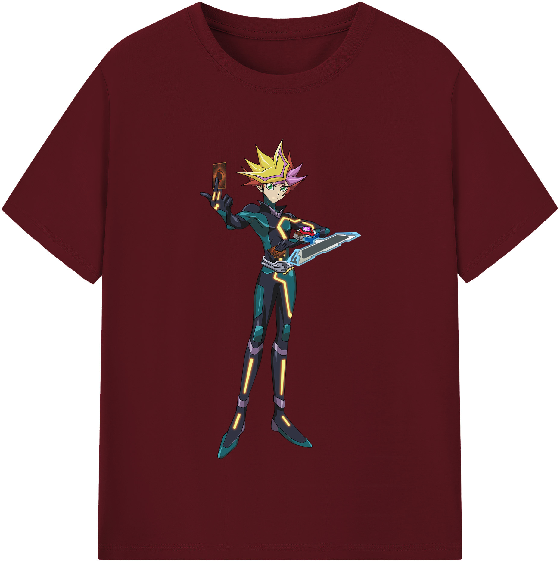 （画像用） 遊☆戯☆王 Yu-Gi-Oh! 綿100％半袖Tシャツ（フロントプリント）